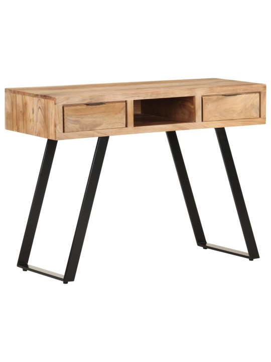 Kirjutuslaud, 107x45x79 cm, naturaalsete servadega akaatsiapuit