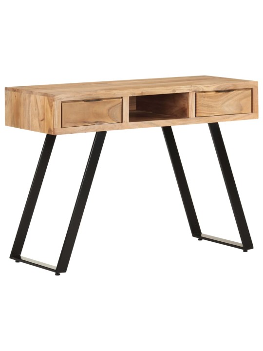Kirjutuslaud, 107x45x79 cm, naturaalsete servadega akaatsiapuit