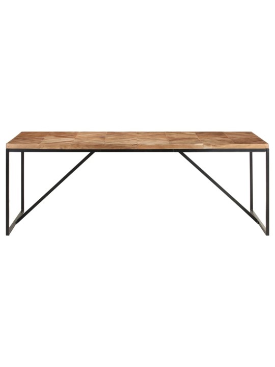 Söögilaud, 200 x 90 x 76 cm, akaatsia- ja mangopuit