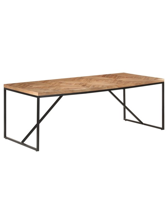 Söögilaud, 200 x 90 x 76 cm, akaatsia- ja mangopuit