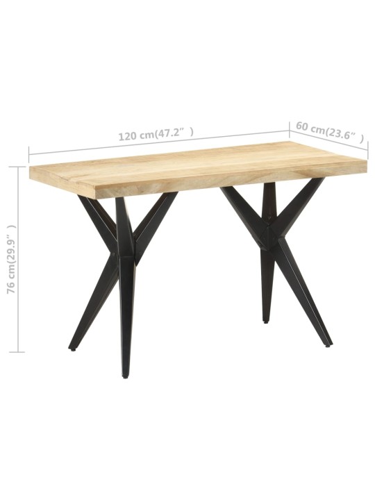 SÖÖGILAUD, 120 X 60 X 76 CM, TOEKAS MANGOPUIT