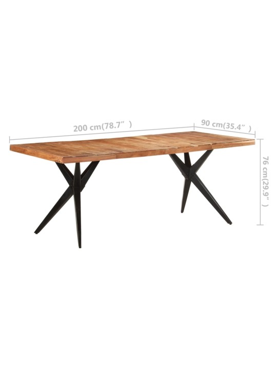 SÖÖGILAUD 200 X 90 X 76 CM, AKAATSIAPUIT