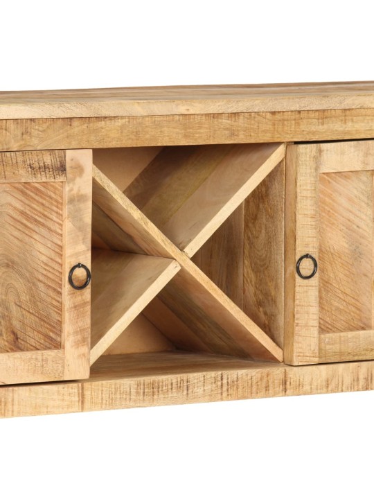 Puhvetkapp, 120x30x76 cm, toekas mangopuit