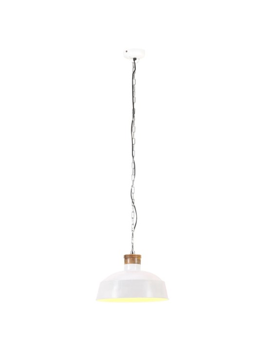 Tööstuslik laelamp 42 cm, valge e27