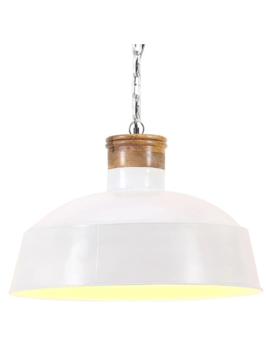 Tööstuslik laelamp 32 cm, valge e27