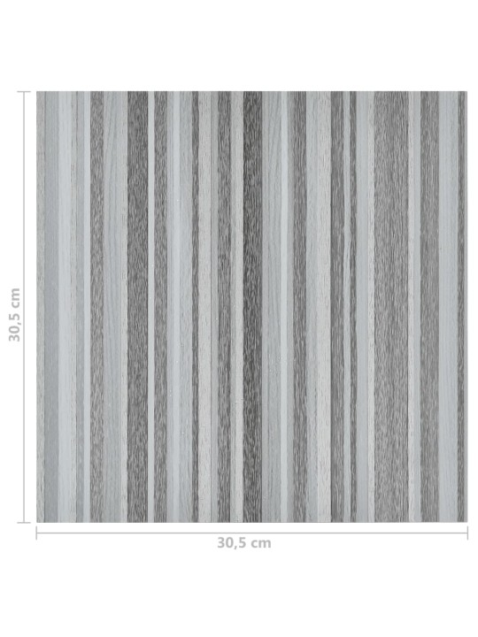 Iseliimuvad põrandaplaadid 55 tk, pvc, 5,11 m², helehall