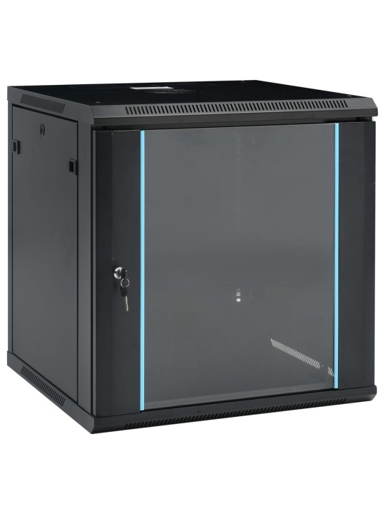 12u seinale paigaldatav võrgukapp 19" ip20 600 x 600 x 640 mm