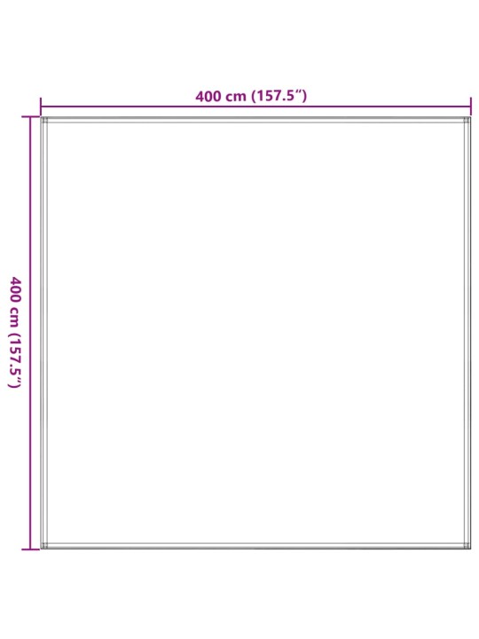 Telgimatt 400 x 400 cm, sinine, hdpe