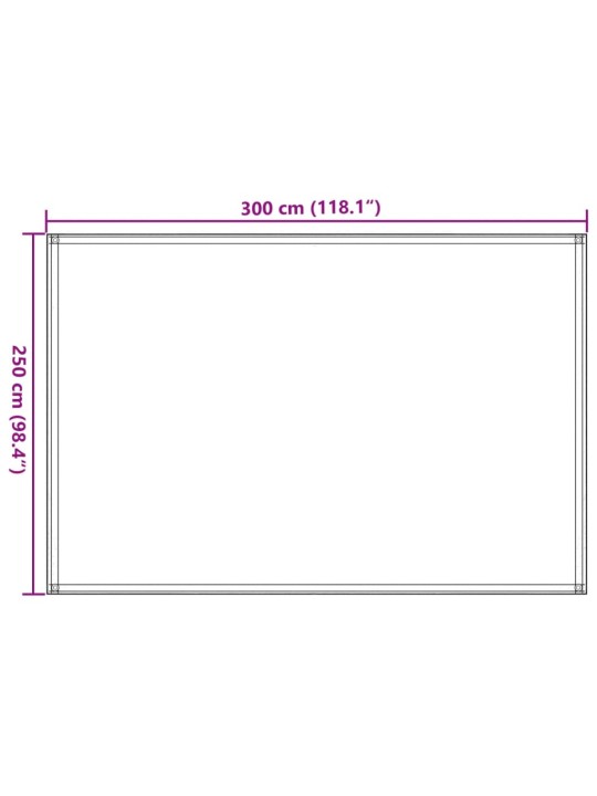 Telgimatt 250 x 300 cm pruunikashall