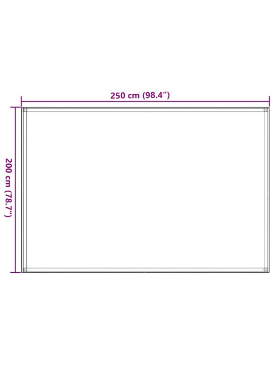 Telgimatt 250 x 200 cm pruun