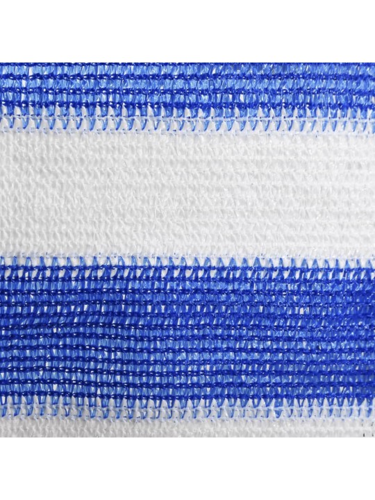 Rõdusirm, sinine ja valge, 120 x 300 cm, hdpe