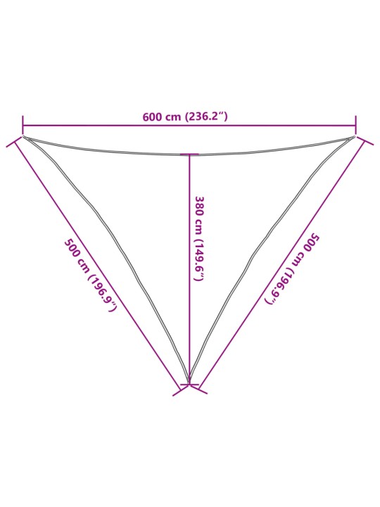 Päikesepuri 160 g/m² antratsiithall 5 x 5 x 6 m hdpe