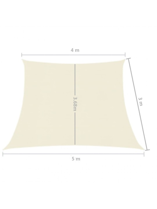 Päikesepuri 160 g/m² valge 4/5x3 m hdpe