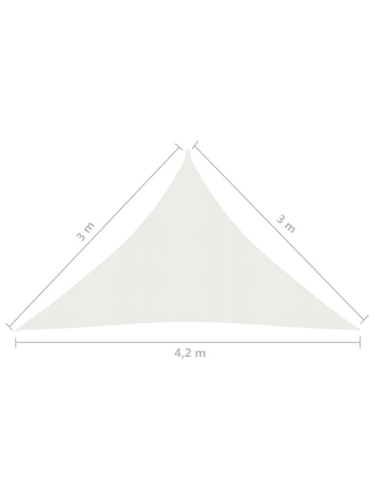 Päikesepuri 160 g/m² valge 3 x 3 x 4,2 m hdpe