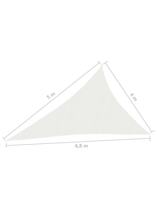 Päikesepuri 160 g/m² valge 4 x 5 x 6,8 m hdpe