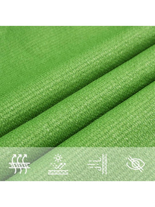 PÄIKESEPURI, 160 G/M², HELEROHELINE, 2,5 X 2,5 M, HDPE