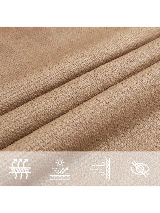 PÄIKESEPURI 160 G/M² PRUUNIKASHALL 2,5 X 2,5 X 3,5 M HDPE