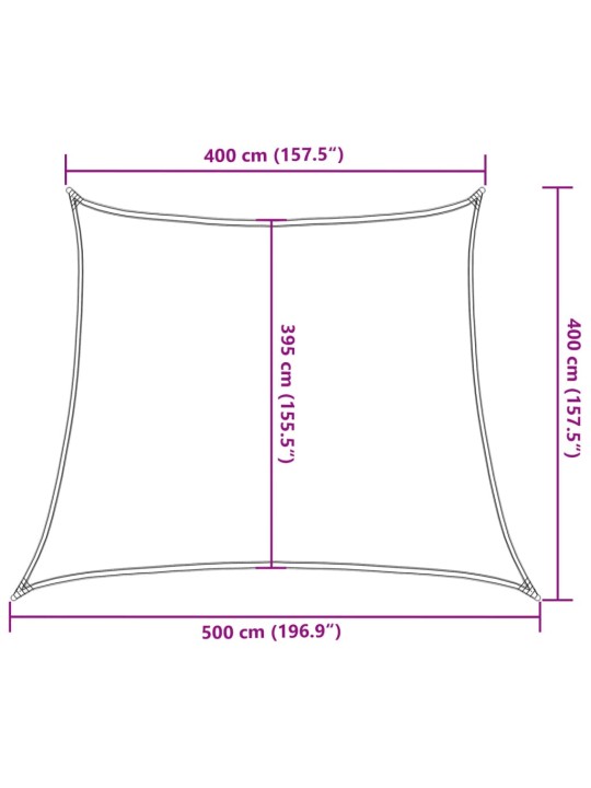 PÄIKESEPURI 160 G/M² TUMEROHELINE, 4/5 X 4 M HDPE