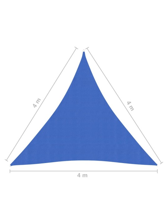 Päikesepuri 160 g/m², sinine, 4 x 4 x 4 m, hdpe