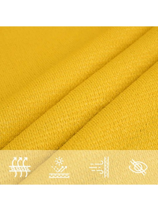 Päikesepuri 160 g/m² kollane, 3 x 4,5 m, hdpe