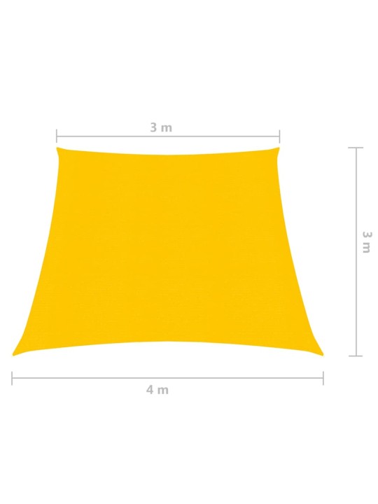 Päikesepuri 160 g/m², kollane, 3/4 x 3 m, hdpe