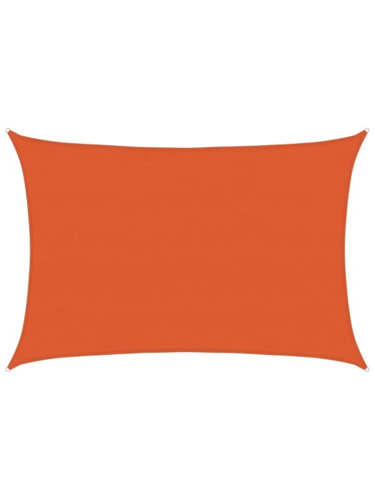 PÄIKESEPURI 160 G/M² RISTKÜLIK, ORANŽ, 5X7 M, HDPE