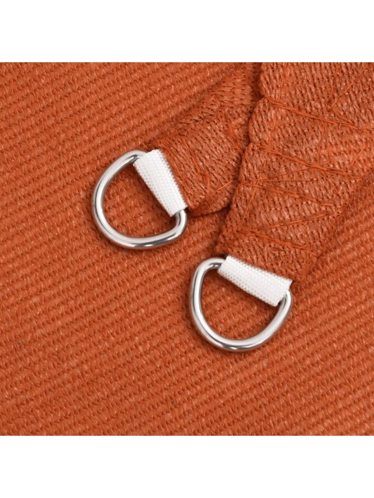 PÄIKESEPURI 160 G/M² RISTKÜLIK, ORANŽ, 5X7 M, HDPE
