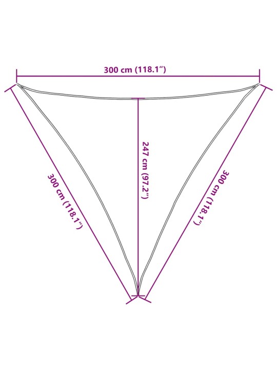 PÄIKESEPURI 160 G/M² ORANŽ, 3 X 3 X 3 M HDPE