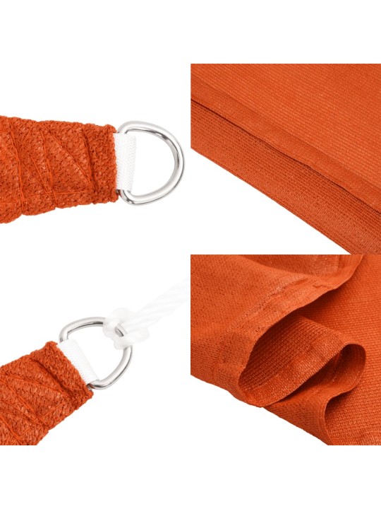 PÄIKESEPURI 160 G/M² ORANŽ, 3 X 3 X 4,2 M HDPE