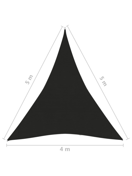 Päikesepuri 160 g/m² must, 4 x 5 x 5 m, hdpe