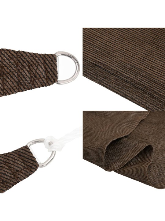 PÄIKESEPURI, 160 G/M², PRUUN, 4 X 6 M, HDPE