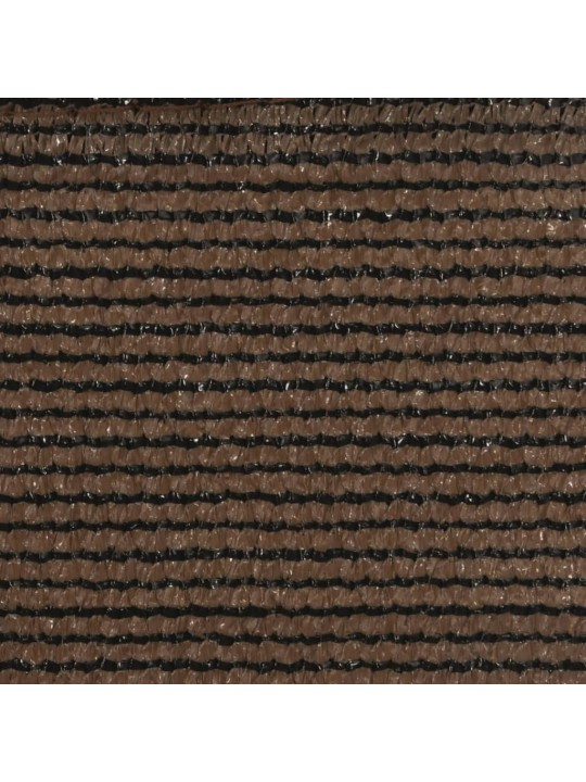 PÄIKESEPURI 160 G/M² PRUUN, 5 X 7 X 7 M, HDPE
