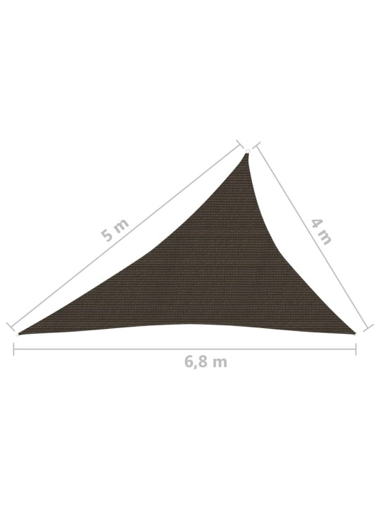 Päikesepuri 160 g/m² pruun, 4 x 5 x 6,8 m, hdpe