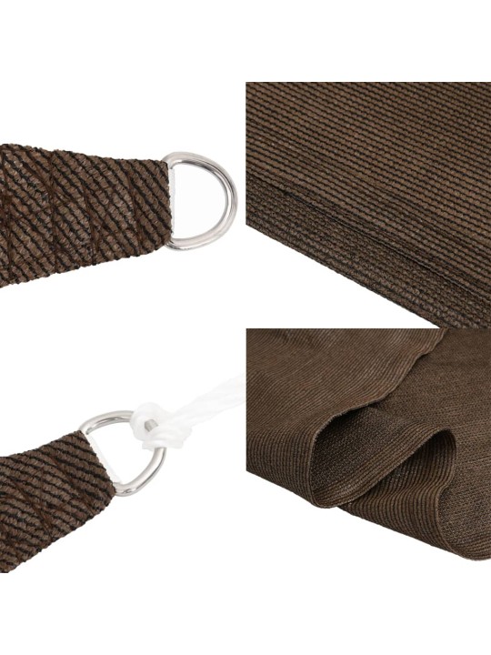 PÄIKESEPURI 160 G/M², PRUUN, 3/4 X 3 M, HDPE