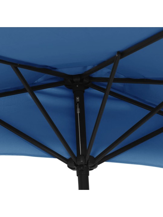 RÕDU PÄIKESEVARI ALUMIINIUMPOST SININE 270X144X222 CM POOLÜMAR
