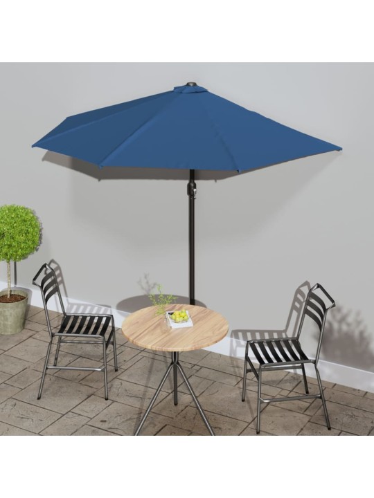 RÕDU PÄIKESEVARI ALUMIINIUMPOST SININE 270X144X222 CM POOLÜMAR