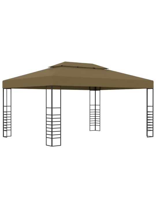 Varjualune 3 x 4 m pruunikashall 180 g/m²