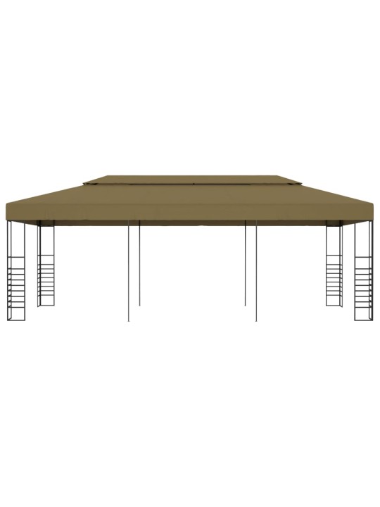 Varjualune 6 x 3 x 2,7 m pruunikashall 180 g/m²