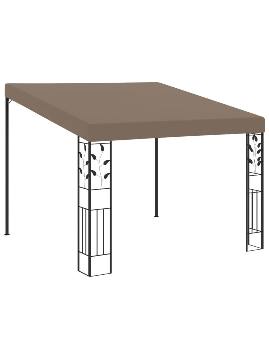 Seinale kinnitatav varjualune 3 x 3 x 2,5 m, pruunikashall