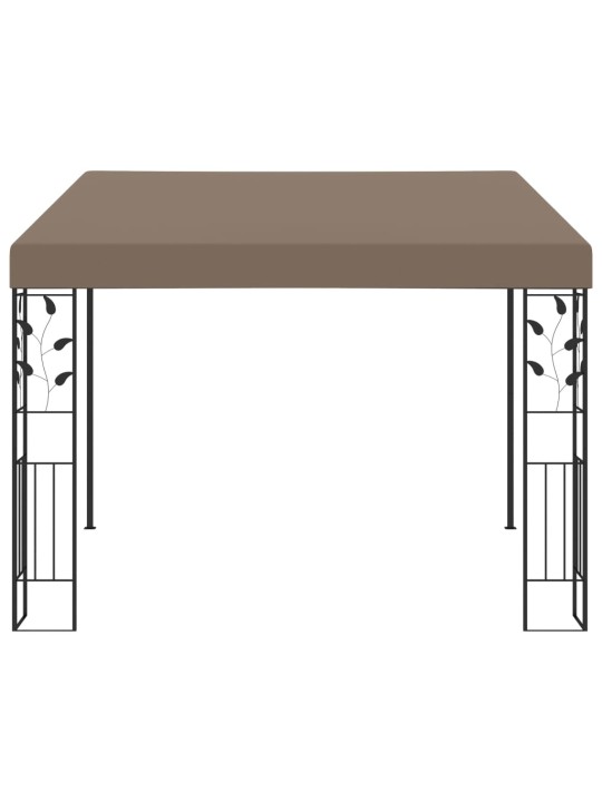 Seinale kinnitatav varjualune 3 x 3 x 2,5 m, pruunikashall