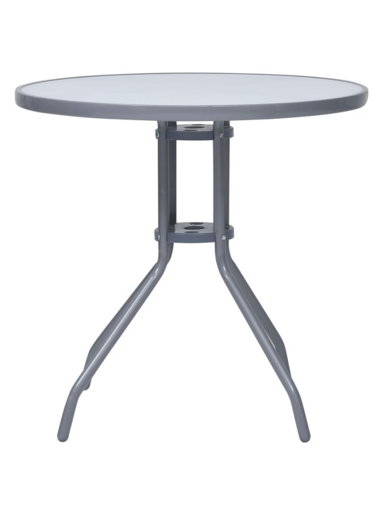 Aialaud, helehall, 80 cm, teras ja klaas