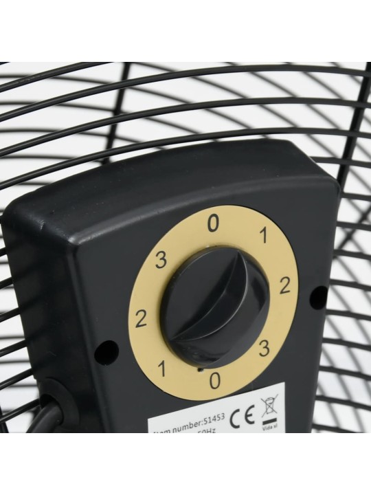 TRUMMELVENTILAATOR, 60 CM, 172,5 W, MUST