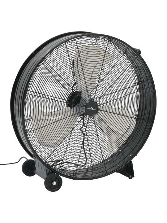 TRUMMELVENTILAATOR, 77 CM, 187,7 W, MUST