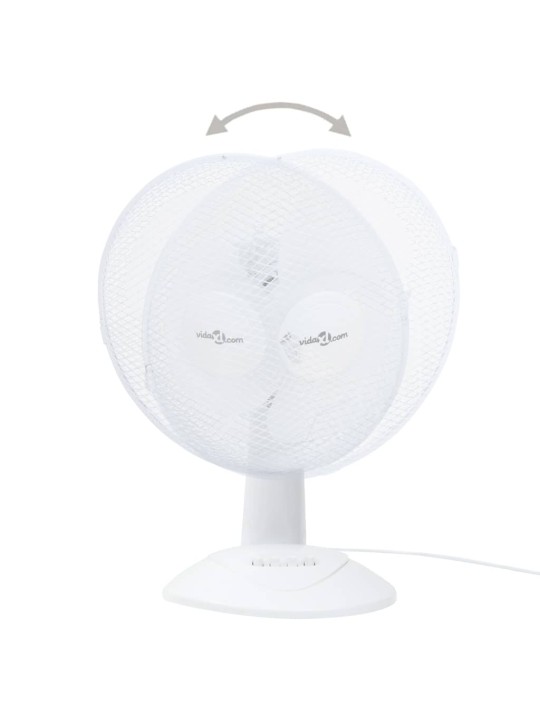 Lauaventilaator, 3 kiirust, 40 cm, 40 w, valge