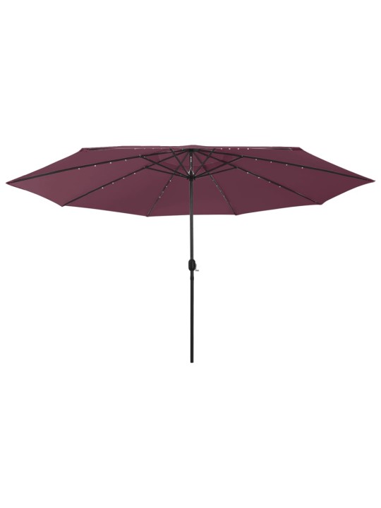 AIA PÄIKESEVARI LED-TULEDEGA, 400 CM, BORDOO