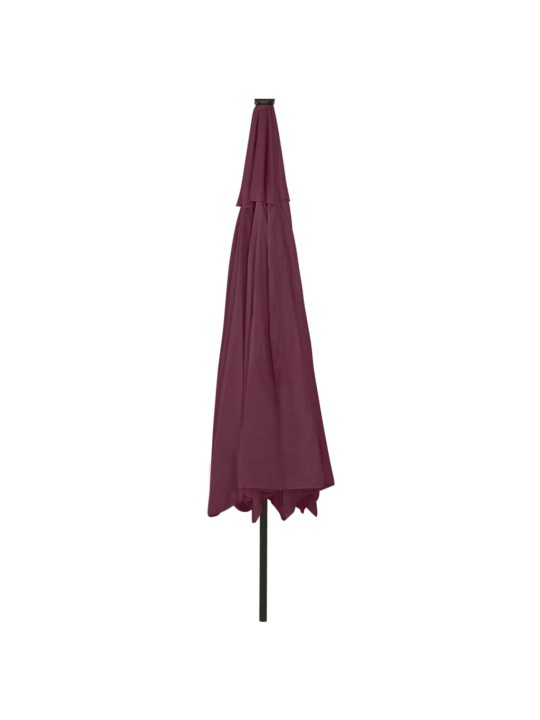 AIA PÄIKESEVARI LED-TULEDEGA, 400 CM, BORDOO