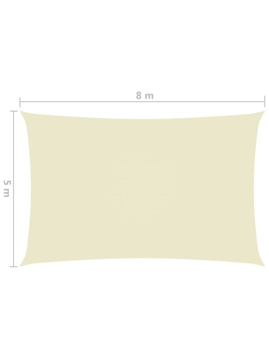 Oxford-kangast päikesepuri, ristkülikukujuline, 5 x 8 m