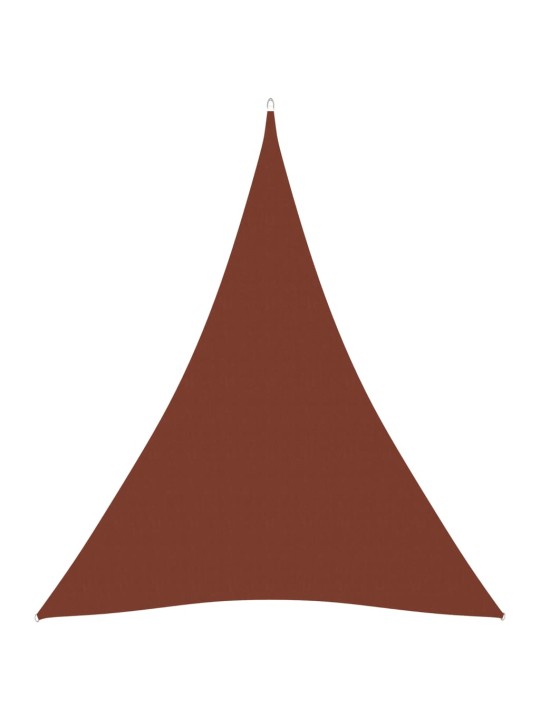 Päikesepuri, oxford-kangast, kolmnurkne, 3 x 4 x 4 m, terrakota
