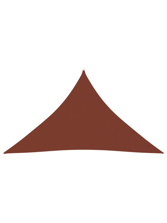 Päikesepuri, oxford-kangast, kolmnurkne, 5 x 5 x 6 m, terrakota