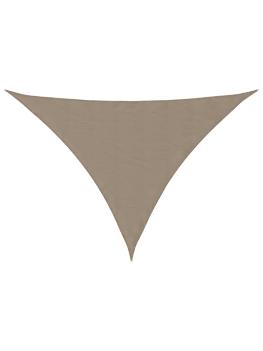 Oxford-kangast päikesepuri, kolmnurk, 3x3x4,24 m, pruunikashall